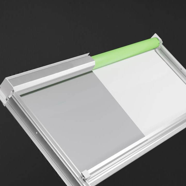 Dachfenster-Verdunkelungsrollo mit alupigmentierter Wärmereflexionsbeschichtung